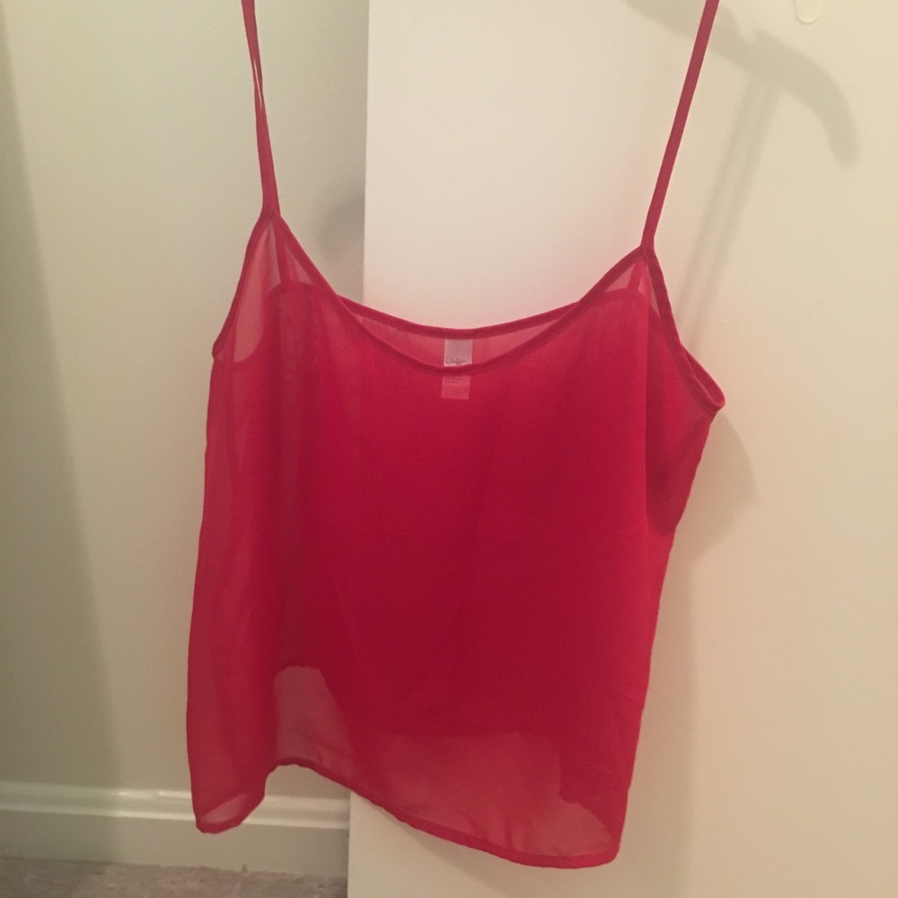Sheer tank top from American Apparel
